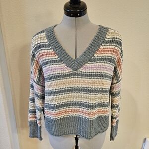 Abercrombie & Fitch, Size Small, Multi-Colored Knit Sweater
